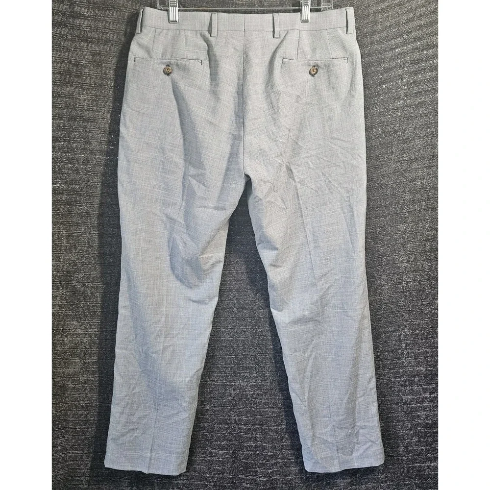 Polo Lauren Ralph Lauren Mens Classic Flat Front Dress Pants 34x30 Light Blue
